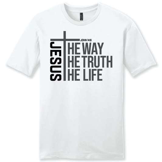 Jesus the way the truth the life Menâ�E�E��E�E�s t-shirt