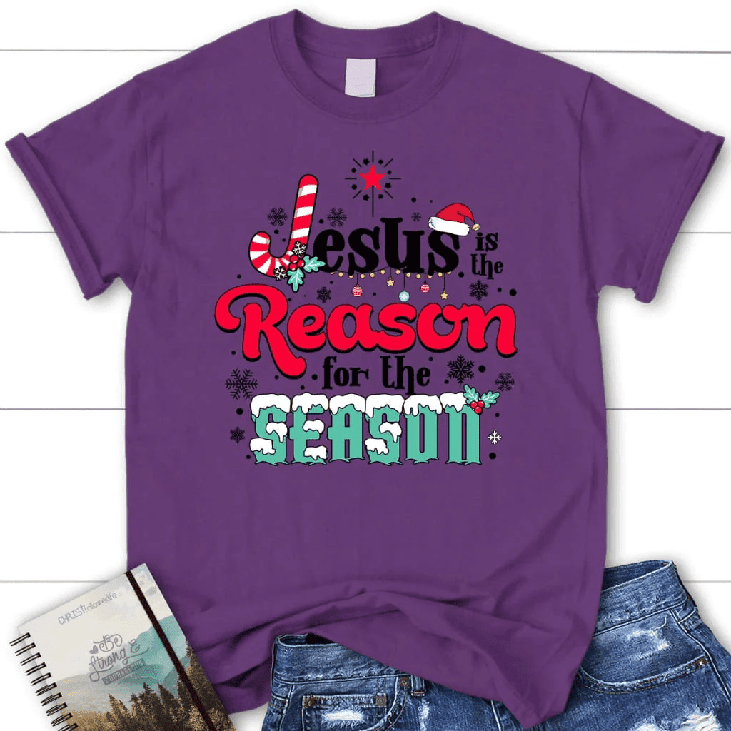 Jesus is the reason for the season Christmas Women's t-shirt
