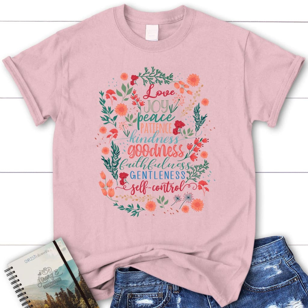 Fruit of the Spirit Bible verse women's t-shirt