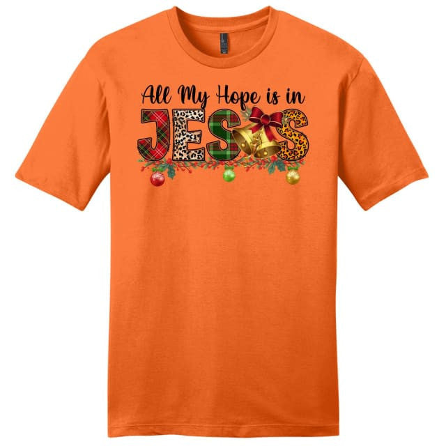 All my hope is in Jesus Christmas Men's t-shirt