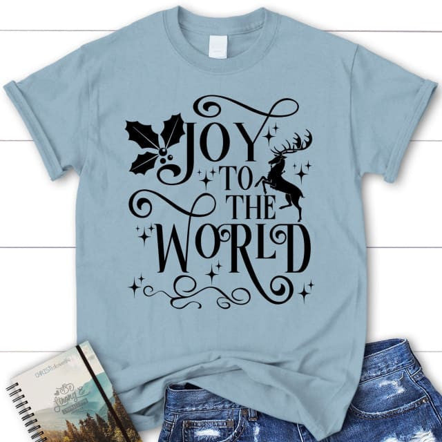 Christian Christmas t-shirts, Joy to the world Women's t-shirt