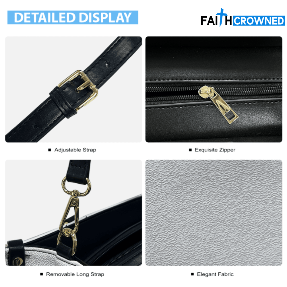 God Says You Are - Personalized Leather Handbag
