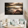He Leadeth Me Beside the Still Waters Psalm 23:2-3 Wall Art Canvas