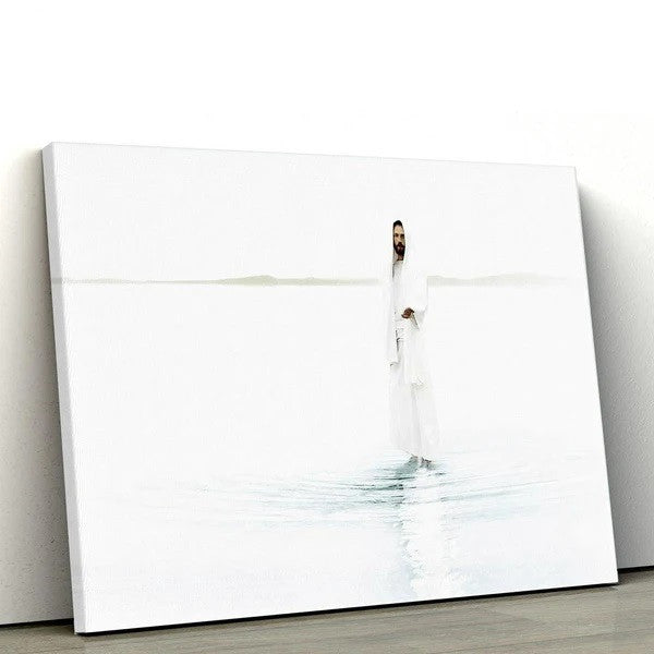 Come And See Blue Canvas Wall Art - Jesus Canvas Pictures - Jesus Canvas - Christian Wall Art - Jesus Wall Decor