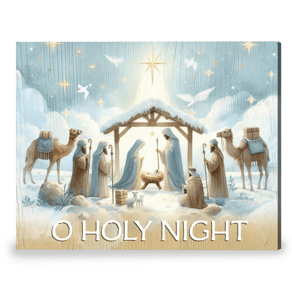 Nativity Art Christmas Wall Art The Birth Of Jesus