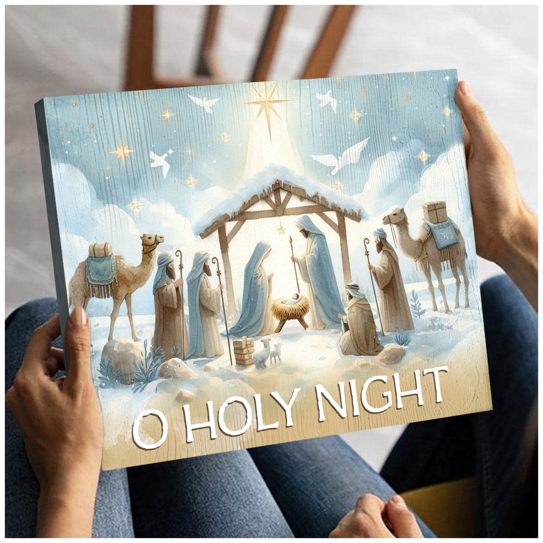 Nativity Art Christmas Wall Art The Birth Of Jesus