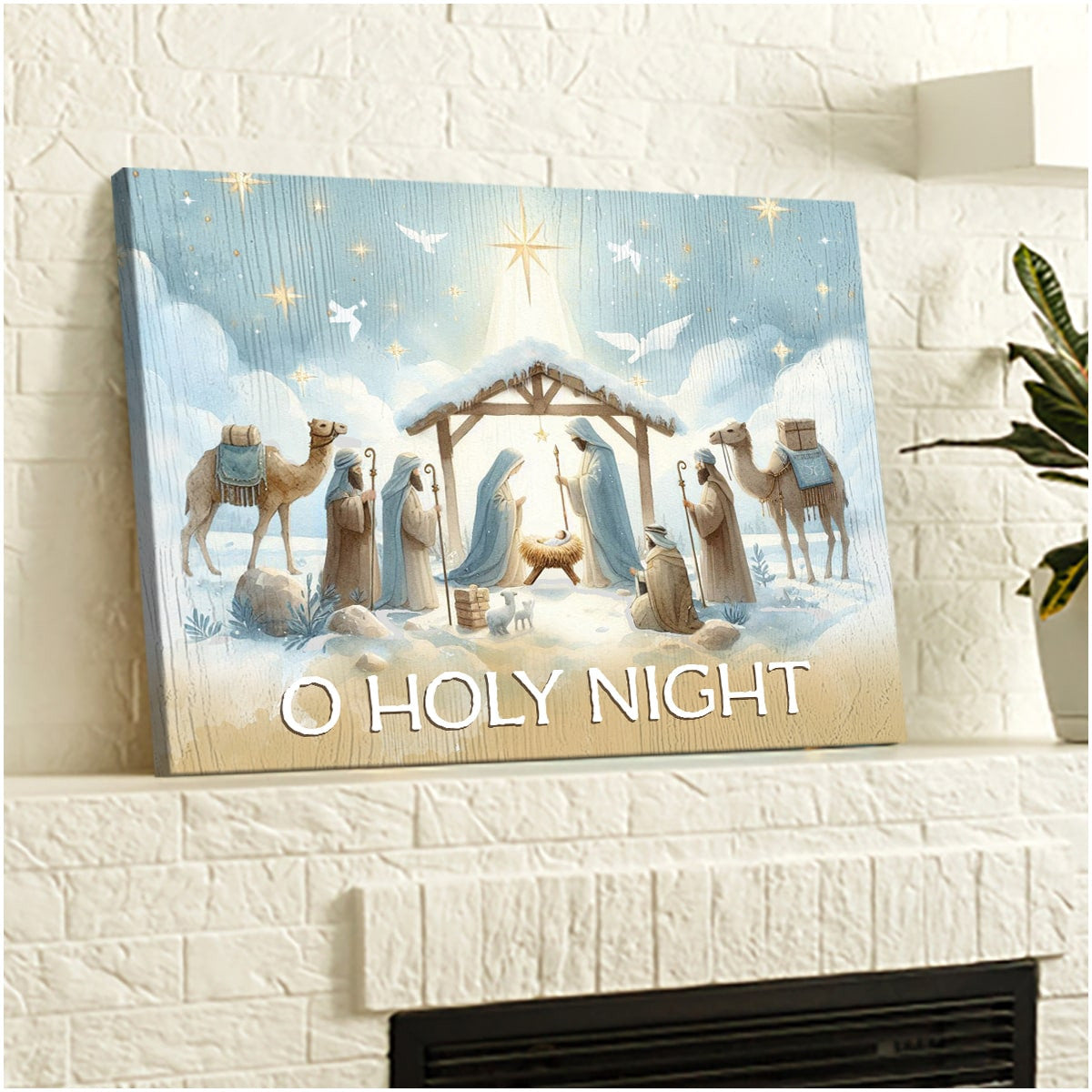 Nativity Art Christmas Wall Art The Birth Of Jesus
