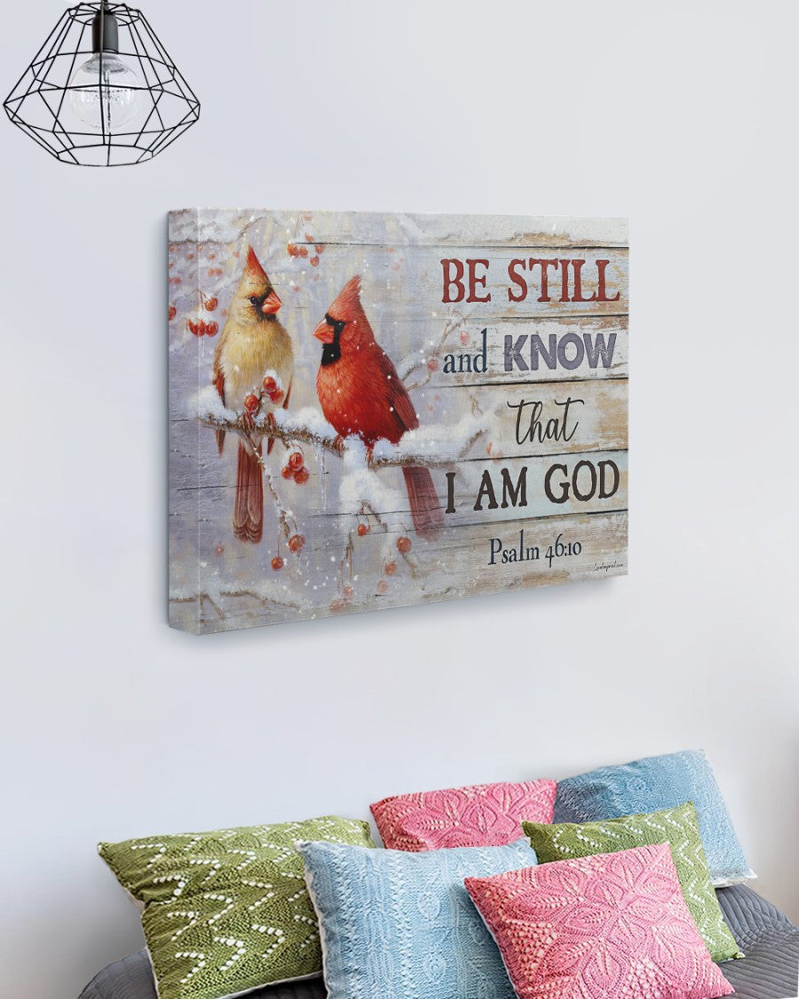 Be Still And Know That I Am God canvas