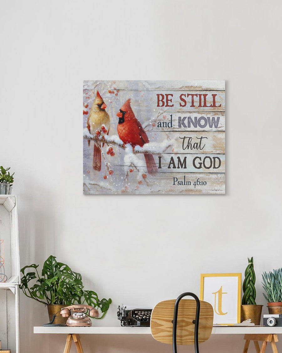Be Still And Know That I Am God canvas