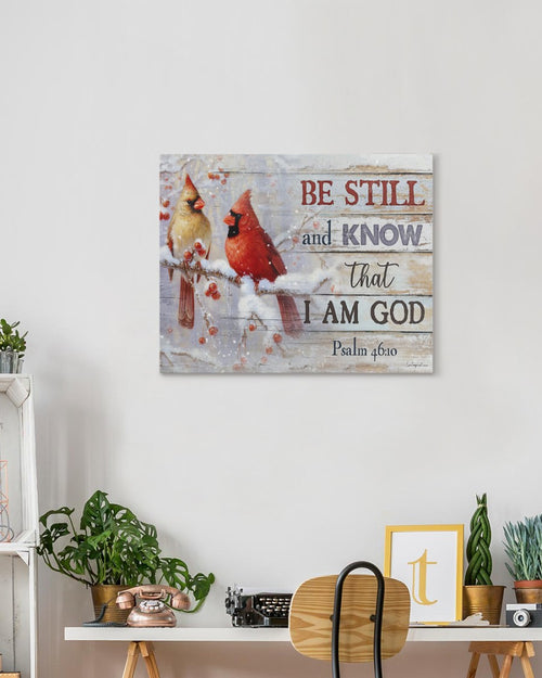 Be Still And Know That I Am God canvas