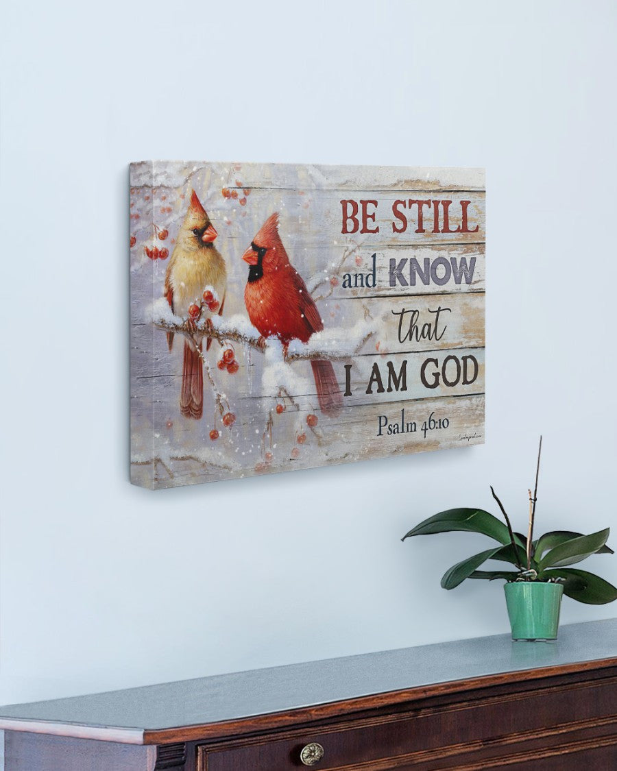 Be Still And Know That I Am God canvas