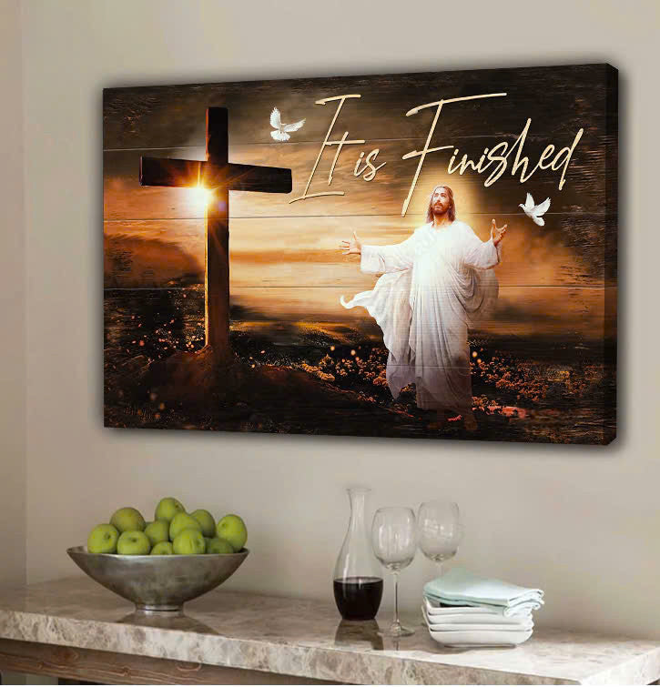 It is finished canvas-wrap-print