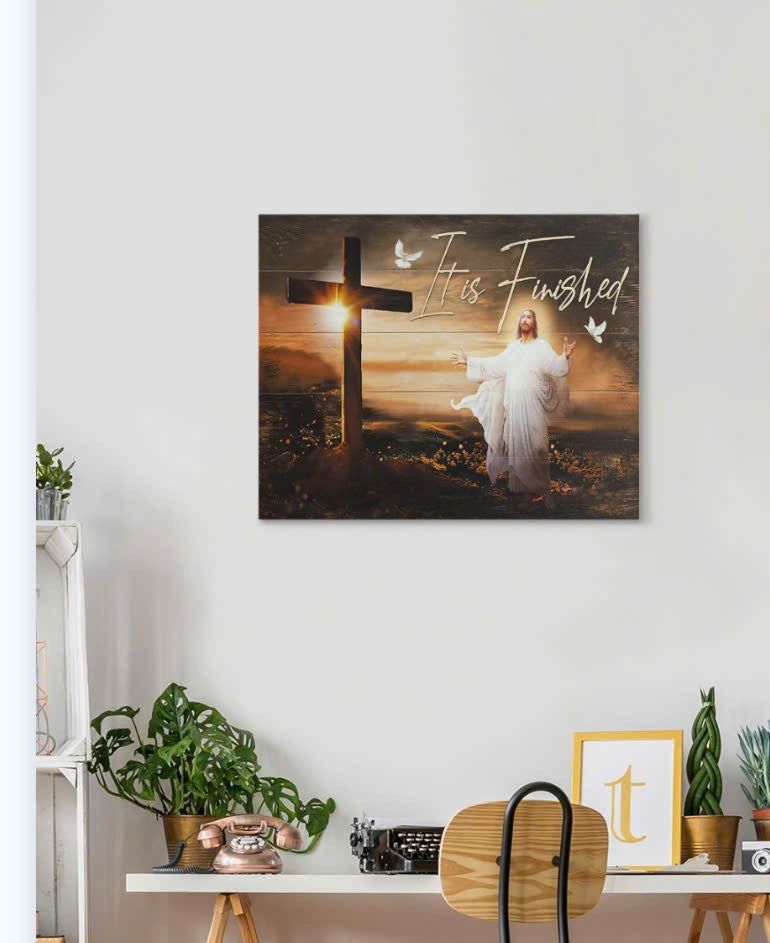 It is finished canvas-wrap-print