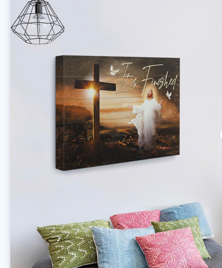 It is finished canvas-wrap-print