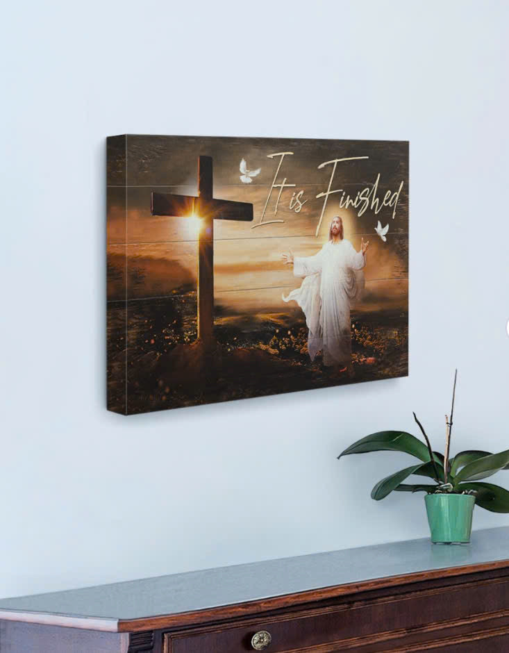 It is finished canvas-wrap-print