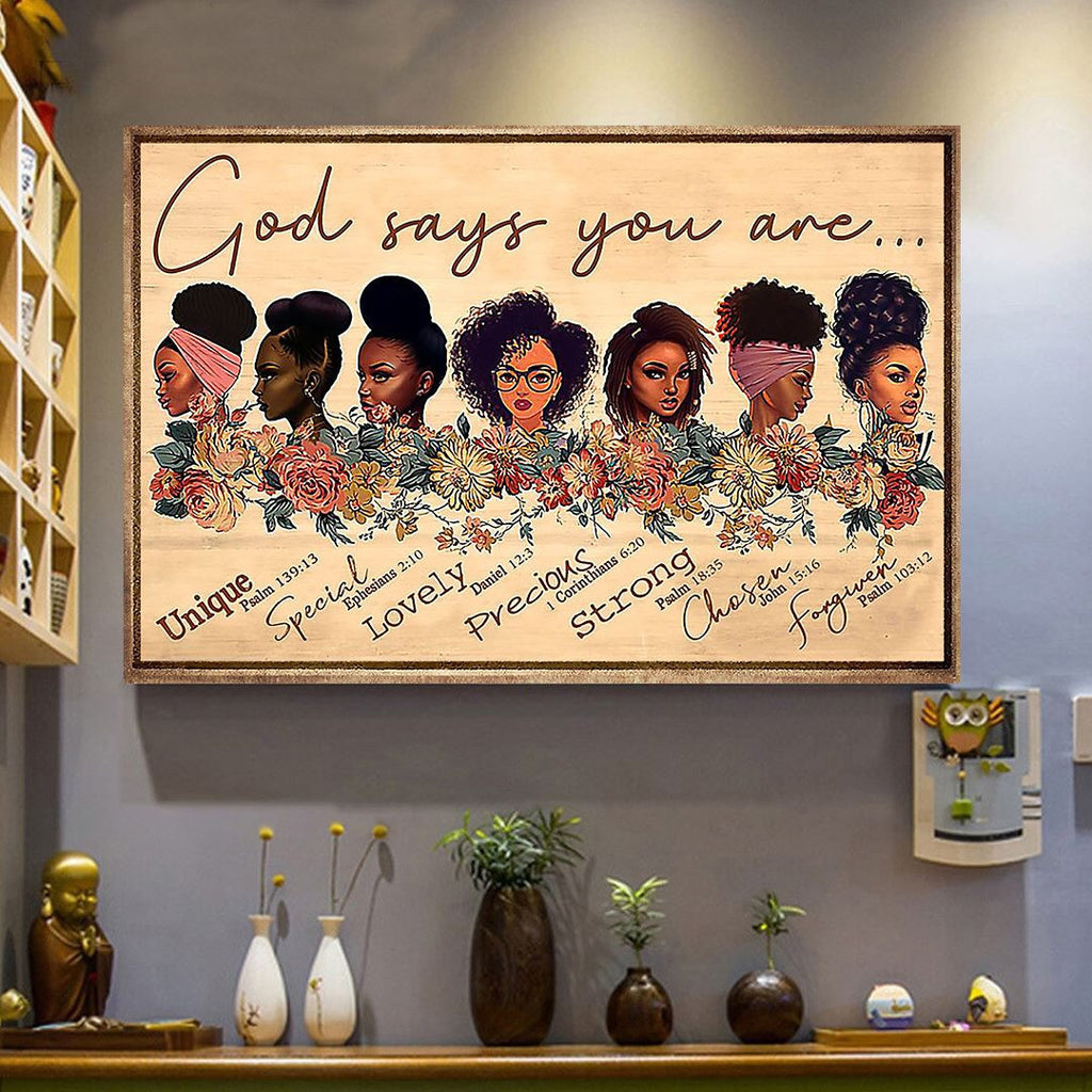 God Say You Are Canvas