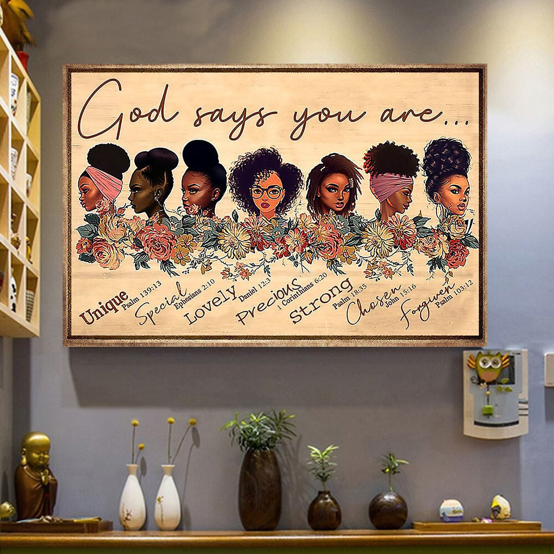 God Say You Are Canvas