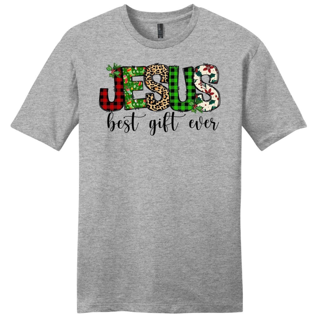 Jesus best gift ever Buffalo plaid leopard Men's t-shirt
