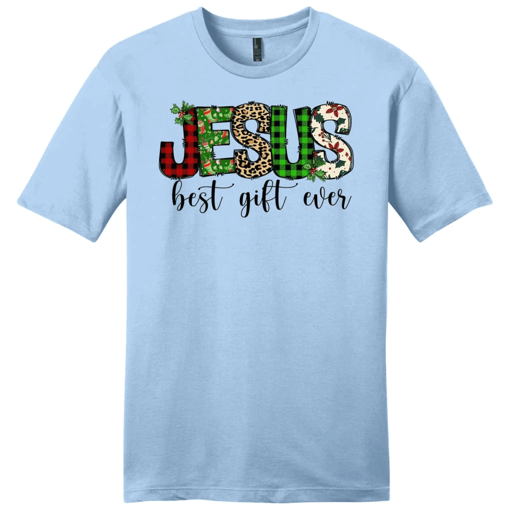 Jesus best gift ever Buffalo plaid leopard Men's t-shirt