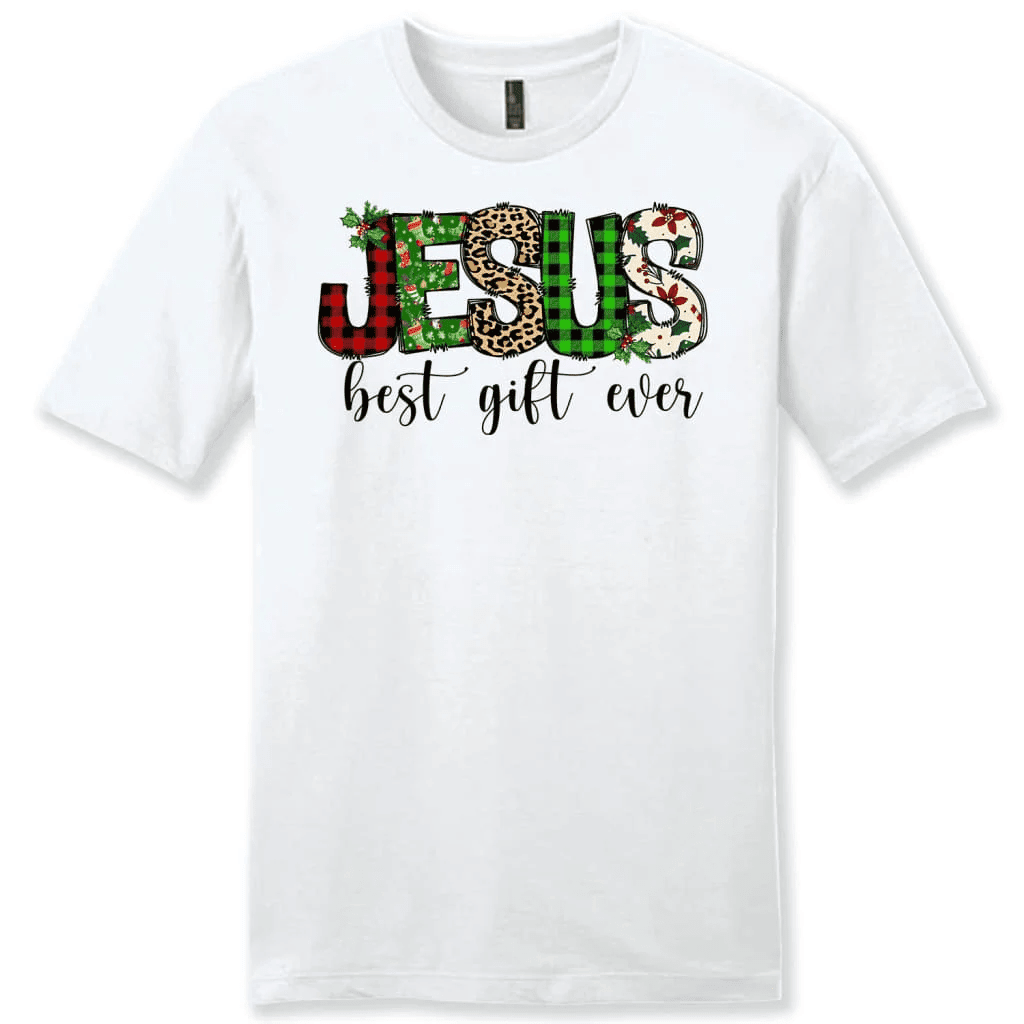 Jesus best gift ever Buffalo plaid leopard Men's t-shirt