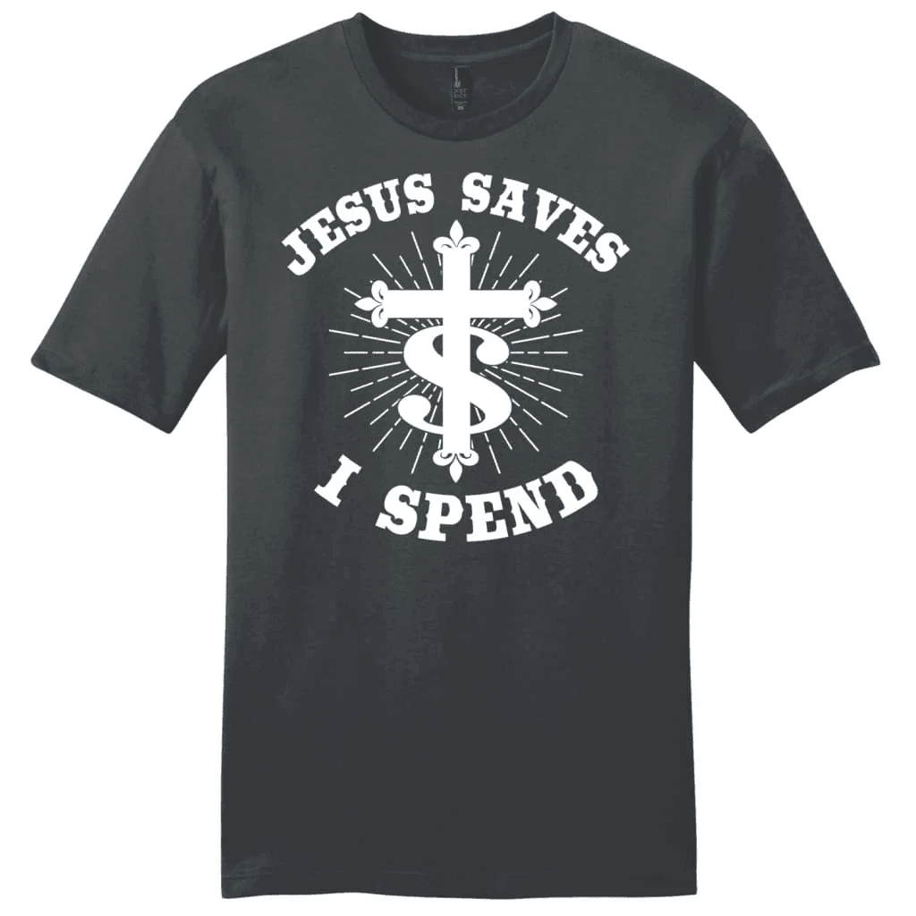 Jesus saves I spend shirt, Men's Christian t-shirts, Jesus shirts