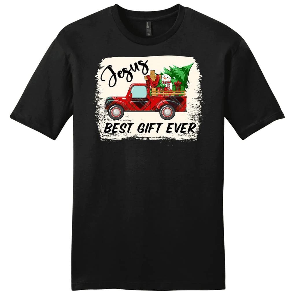 Jesus best gift ever Red truck Christmas Men's t-shirt