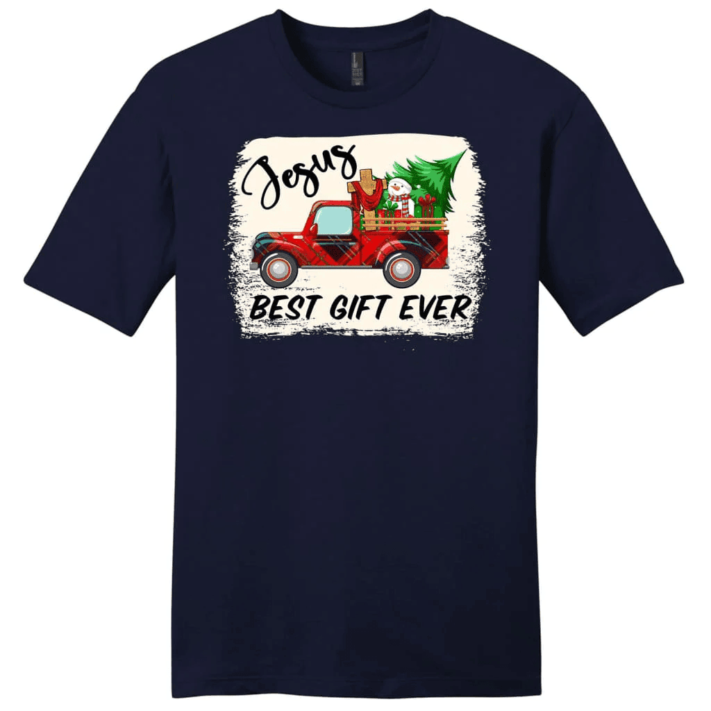 Jesus best gift ever Red truck Christmas Men's t-shirt