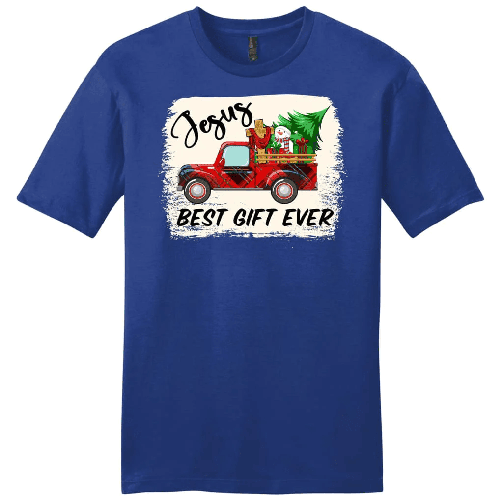 Jesus best gift ever Red truck Christmas Men's t-shirt