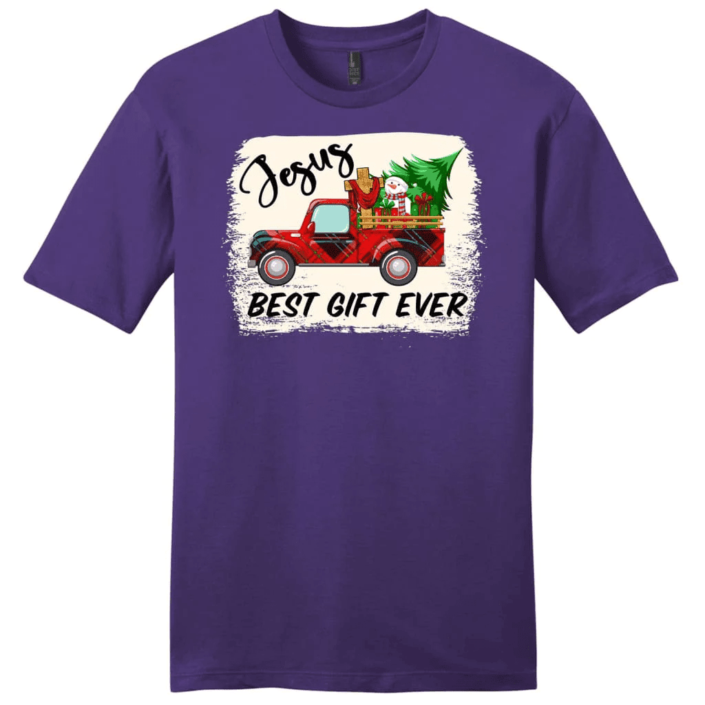 Jesus best gift ever Red truck Christmas Men's t-shirt