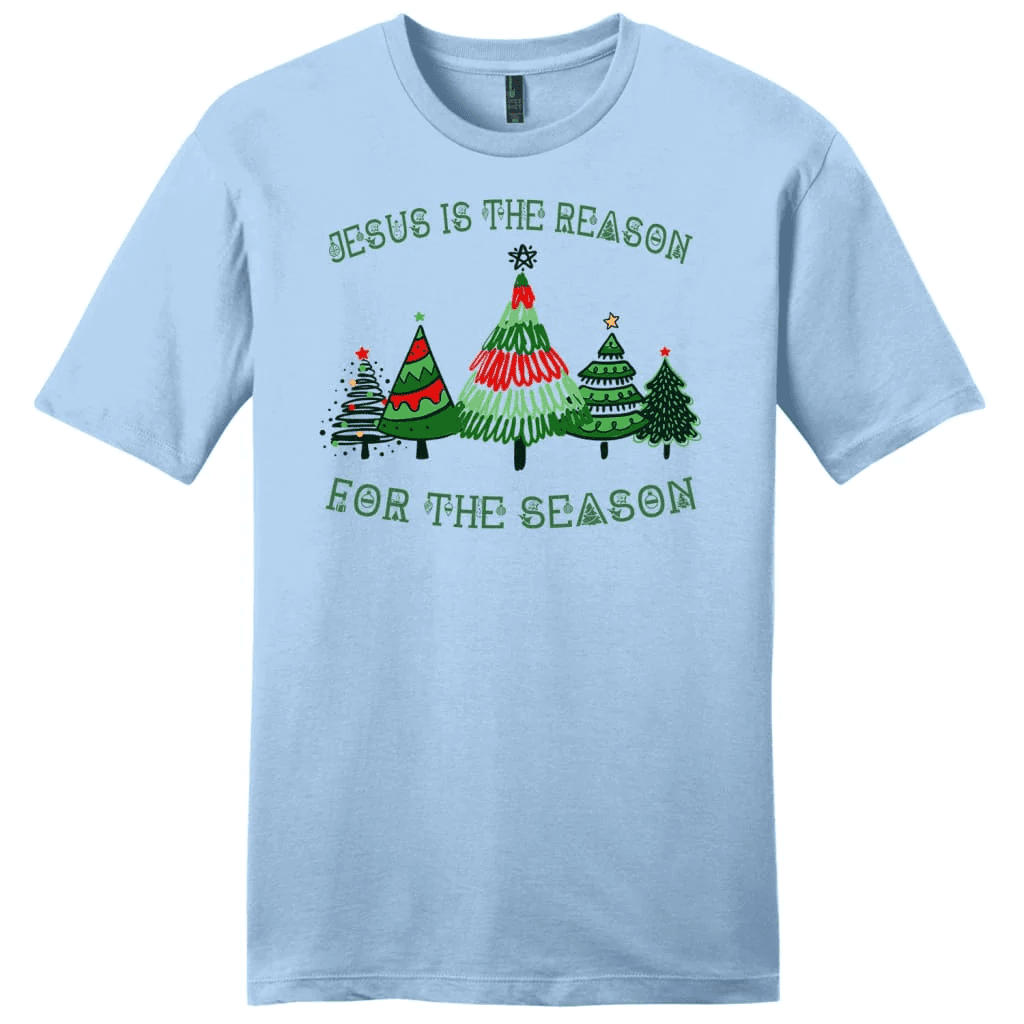 Jesus is the reason for the season Christmas tree Men's t-shirt