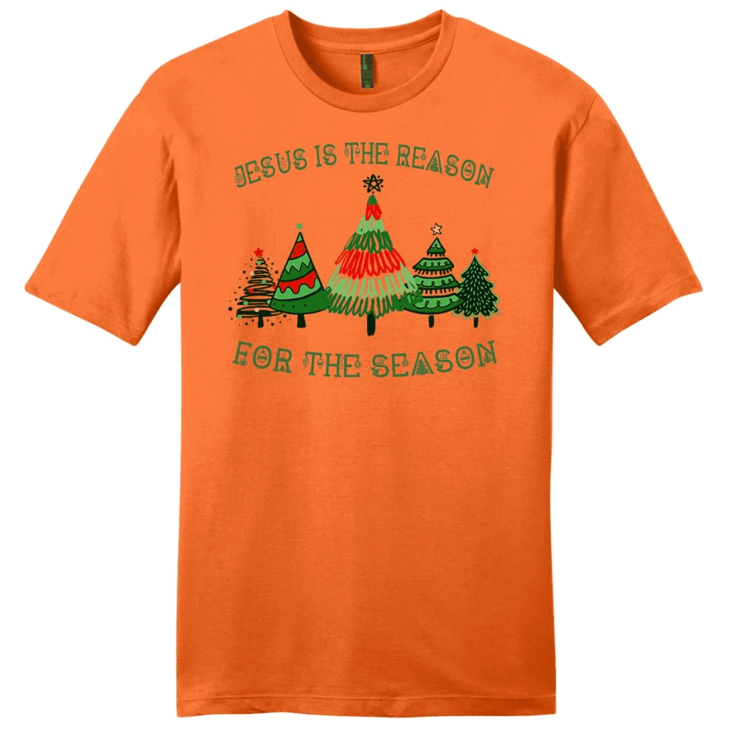Jesus is the reason for the season Christmas tree Men's t-shirt