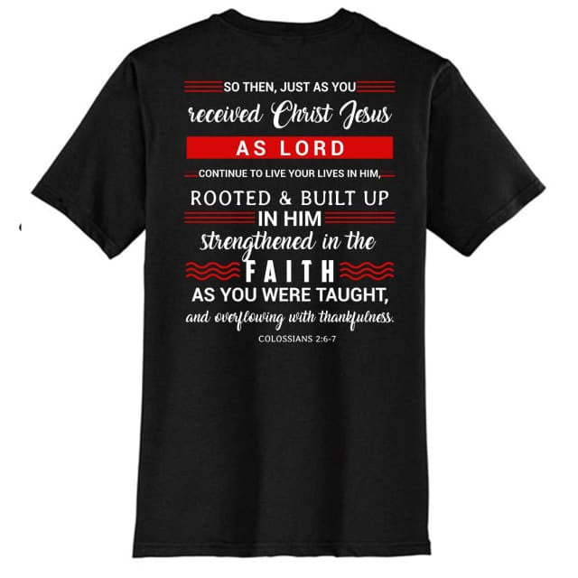Rooted in christ Men's t-shirt
