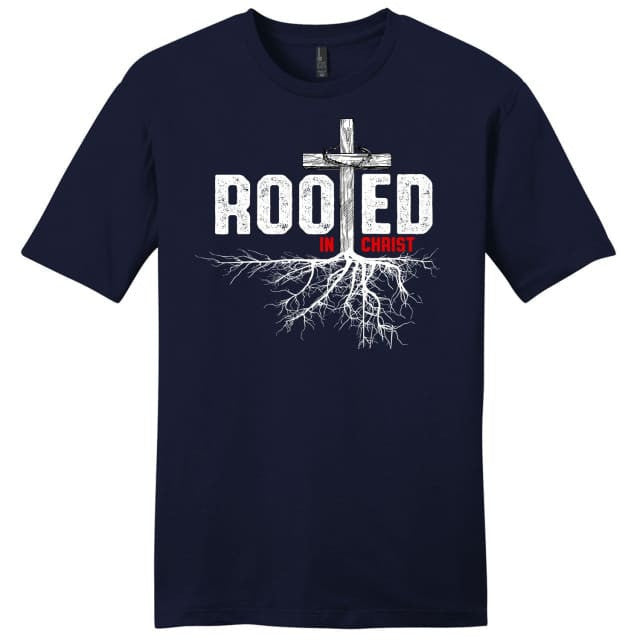 Rooted in christ Men's t-shirt