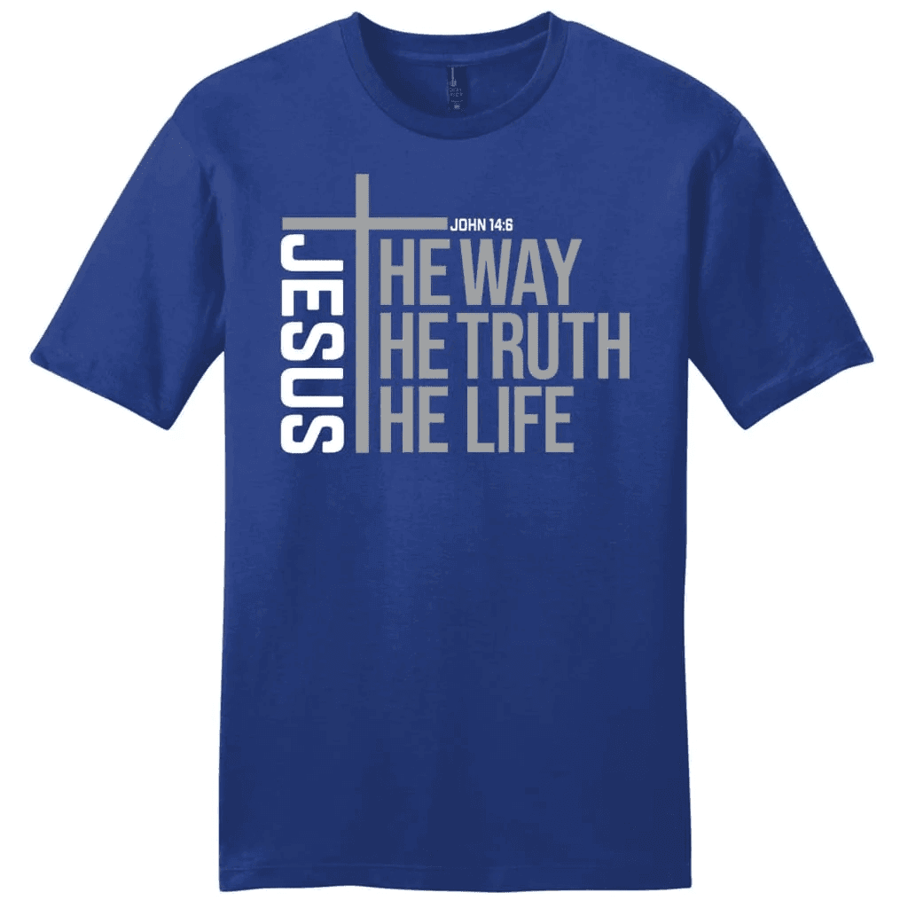 Jesus the way the truth the life Menâ�E�E��E�E�s t-shirt