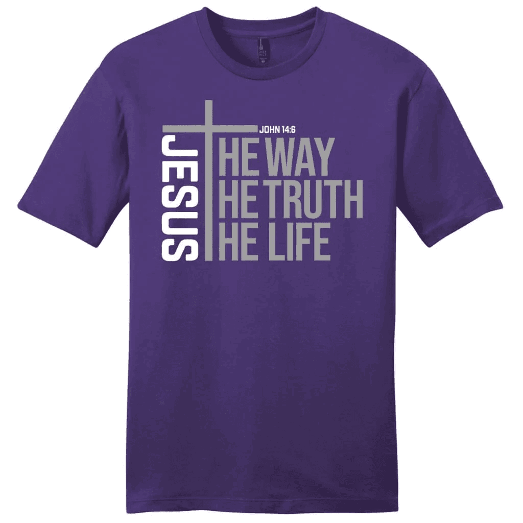 Jesus the way the truth the life Menâ�E�E��E�E�s t-shirt