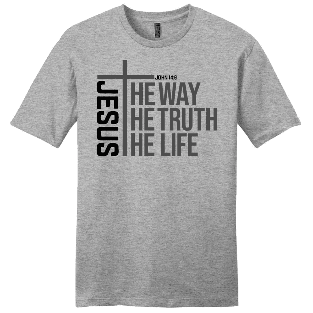 Jesus the way the truth the life Menâ�E�E��E�E�s t-shirt