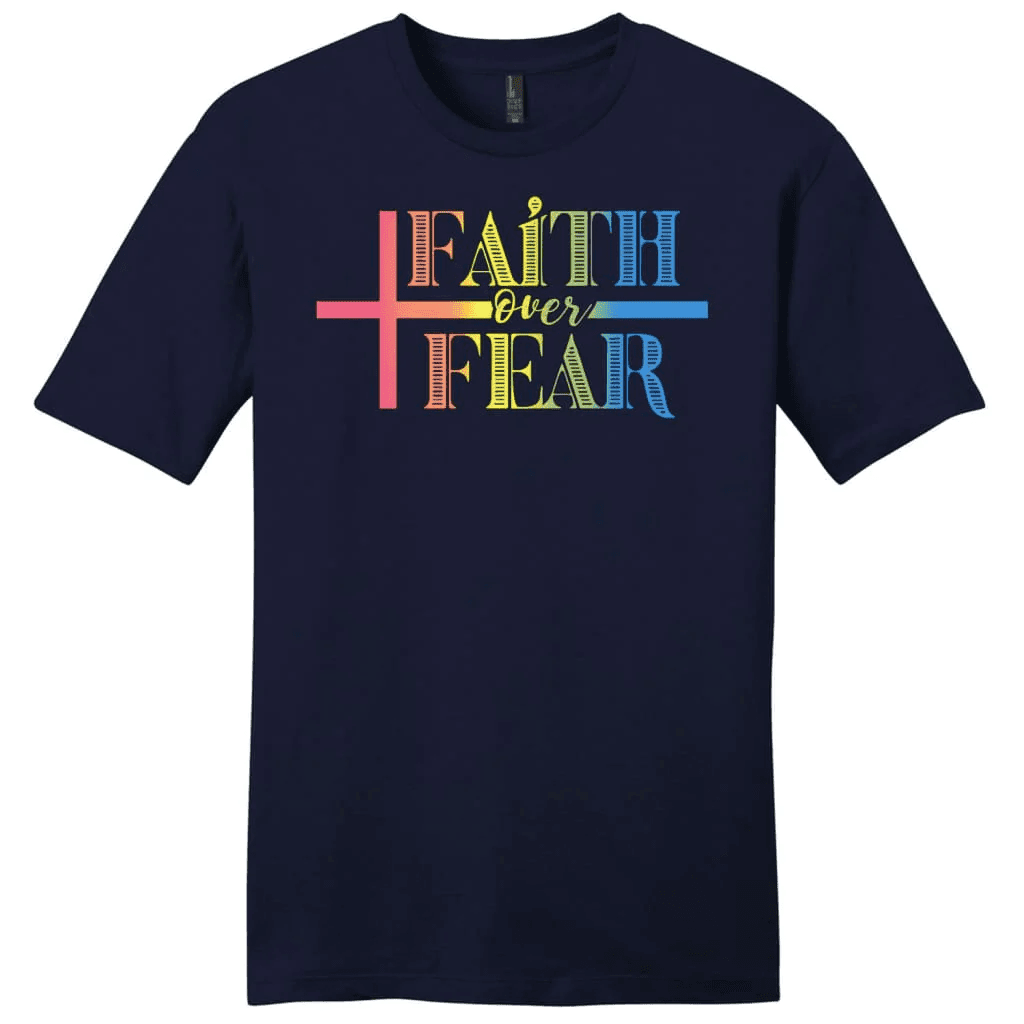 Faith over fear t-shirt, Faith shirts, Men's Christian t-shirts