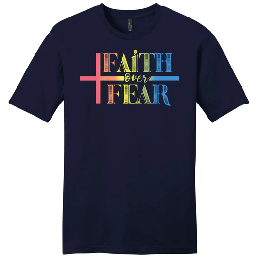 Faith over fear t-shirt, Faith shirts, Men's Christian t-shirts