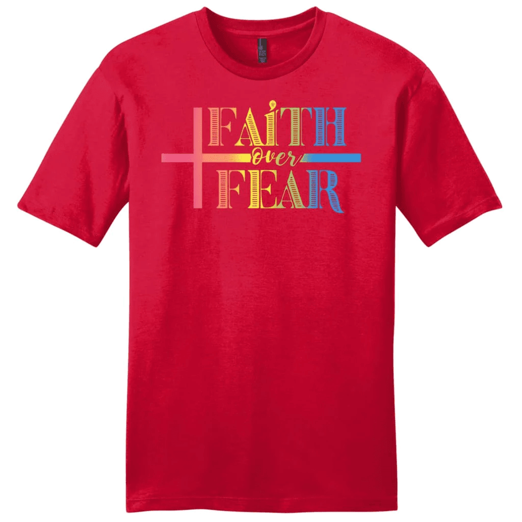 Faith over fear t-shirt, Faith shirts, Men's Christian t-shirts