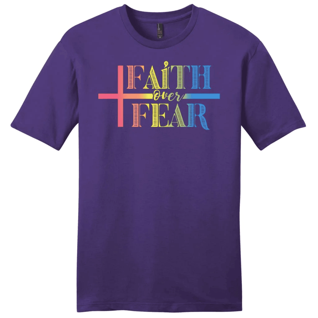 Faith over fear t-shirt, Faith shirts, Men's Christian t-shirts