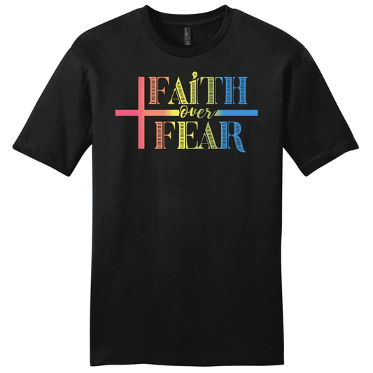 Faith over fear t-shirt, Faith shirts, Men's Christian t-shirts