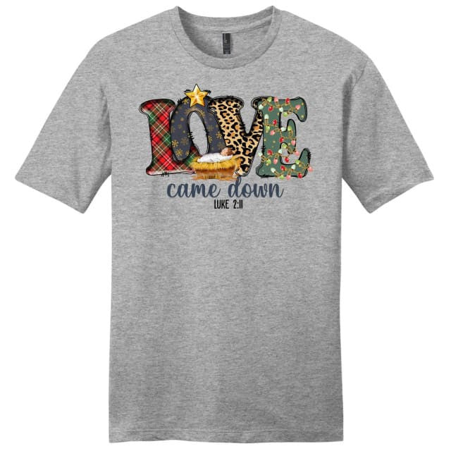 Love came down Luke 2:11 Christmas Men's t-shirt
