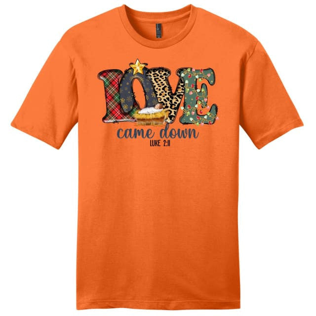 Love came down Luke 2:11 Christmas Men's t-shirt