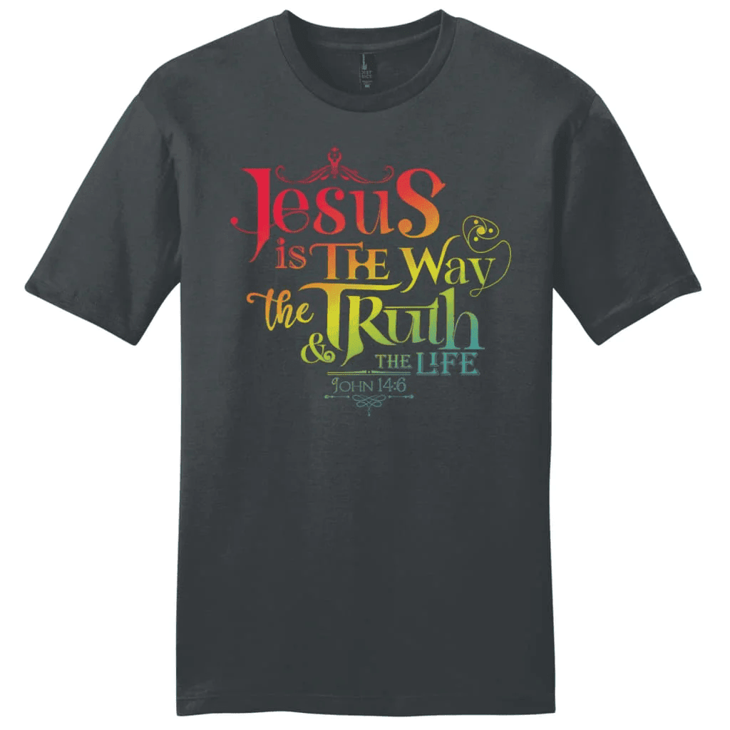 Jesus is the way the truth and the life John 14:6 Menâ�E�E��E�E�s t-shirt