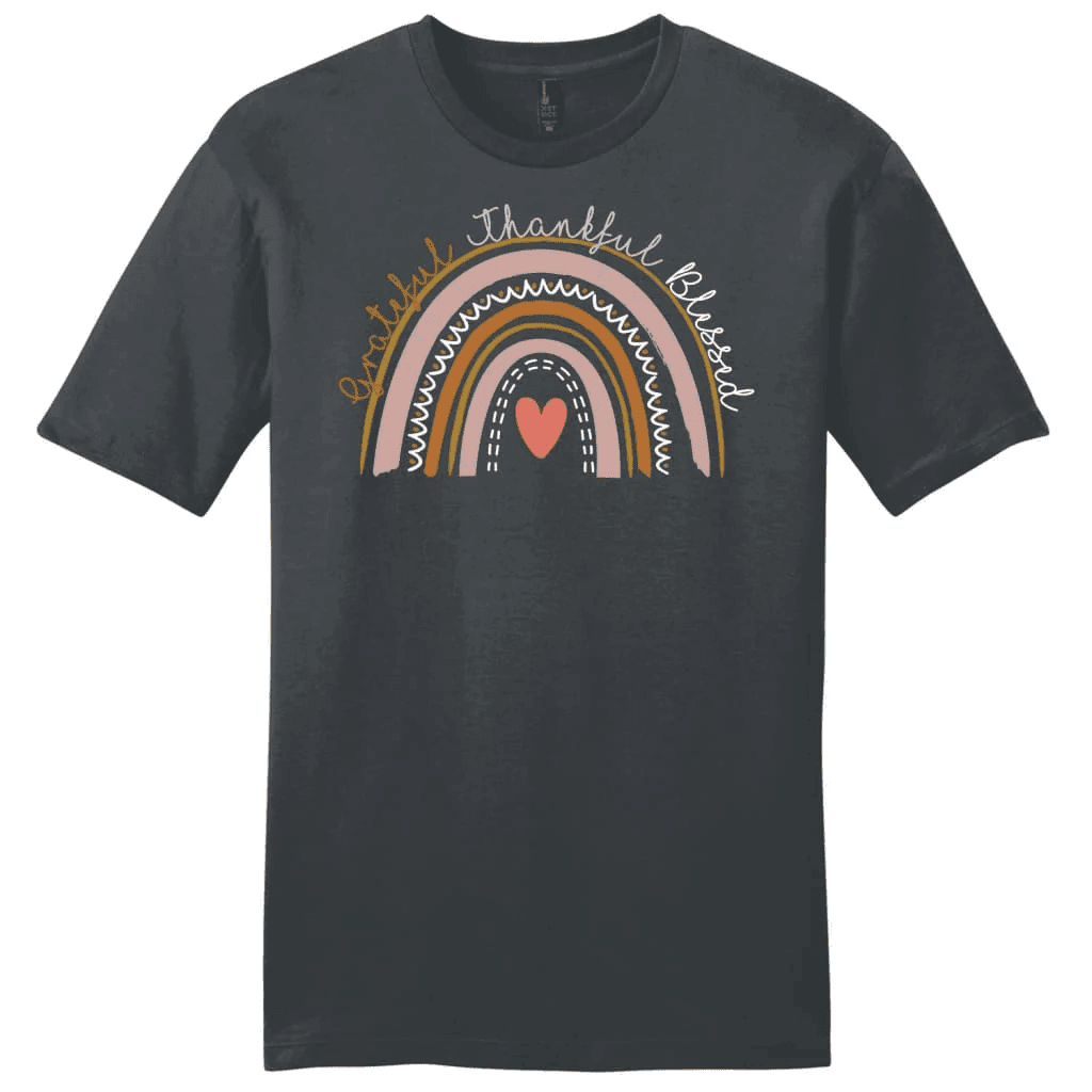 Grateful thankful blessed Rainbow men's t-shirt