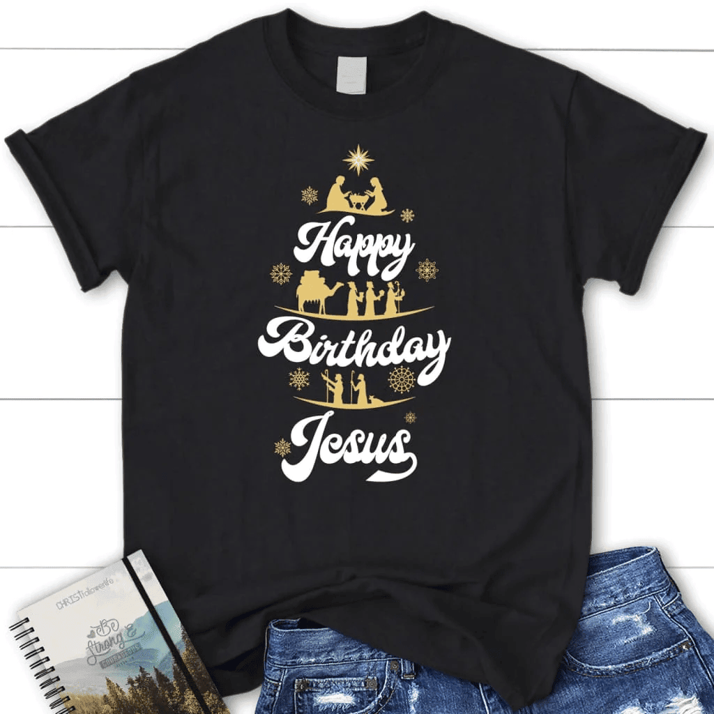 Happy Birthday Jesus Christmas Women's t-shirt