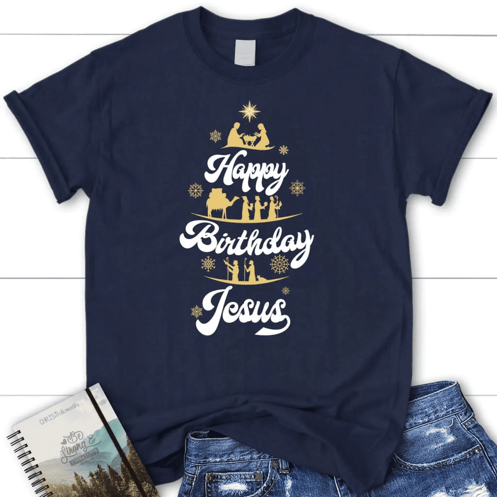 Happy Birthday Jesus Christmas Women's t-shirt