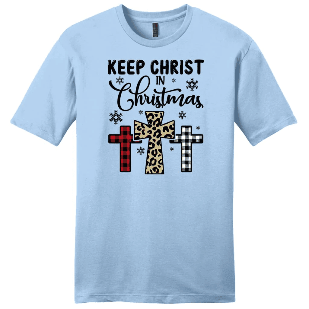Keep Christ in Christmas Three crosses Men's t-shirt