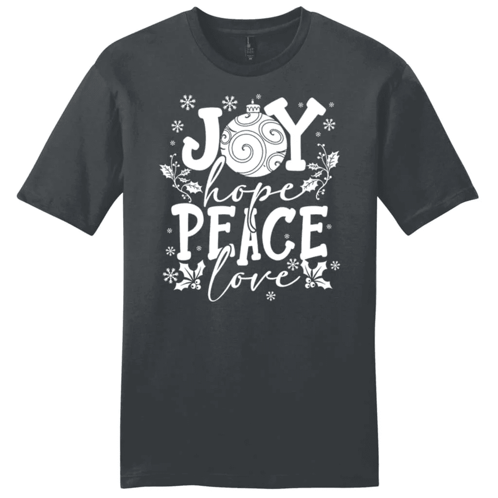 Joy hope peace love Christmas Men's t-shirt