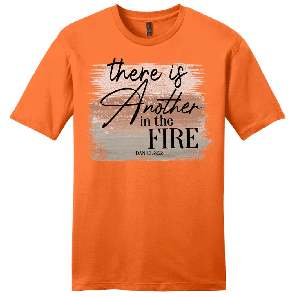 There is another in the fire Daniel 3:25 Bible verse men's Christian t-shirt